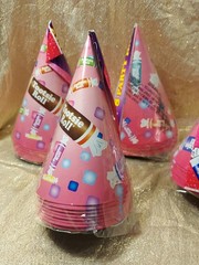 Vintage Tootsie Roll Party Decorations, 5 Packs Party Hats, Classic Candy