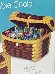 Beistle Inflatable Treasure Chest Cooler 17″ x 24″ 50988 New In Box