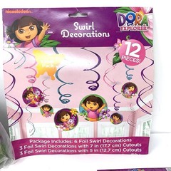 Dora The Explorer Birthday Party Decorations For 8 Children 9 Items New Packs