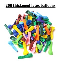 200pcs Balloons 5 Inch Assorted Colors Mini Rainbow Latex Balloons Small Colo…