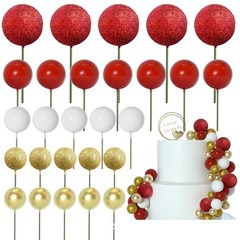 Party Supplies Elegant Cake Ornament Foam Texture for Creative Holiday Dessert
