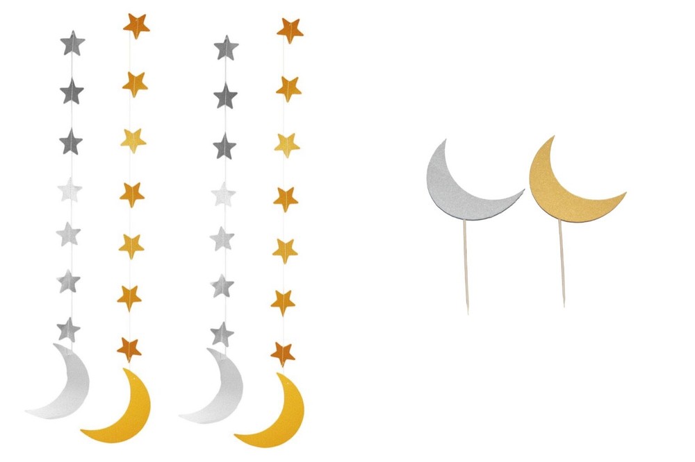 Eid Party Packs Islamic Muslim Holiday Decoration (Crescent Party Pack)