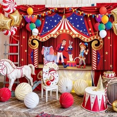 , XtraLarge, Circus Banner – 72×44 Inch | Circus Theme Party Decorations,