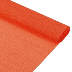 2 x Crepe Paper Roll 8.2ft Long 10 Inch Wide for Wedding Orange Red