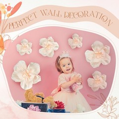 24 Pcs Tissue Flowers, Crepe Flowers Decorations 8″ 10″ 12″ for Wedding Party…