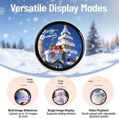 Digital Pin with Anime Themed Pixel Screen – -for Backpacks Cool Button Displ…