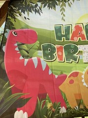Dinosaur Birthday Banner Kids Decor 71” X 43” Waterproof Vinyl (Read Details)