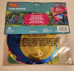 Trolls Birthday Party Set Banner Table Centerpieces Ceiling Decorations #40123
