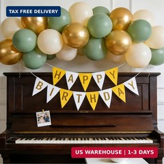 Sage Green Gold Balloons – 50 pcs 12 inch Olive Green Sand White Metallic Gold C