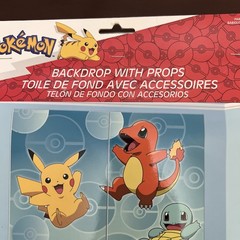 Pokemon Party Decorations Photo Backdrop with Props Table Decorations New