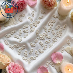 Pearl Table Decor for Weddings, Parties, and Crafts – Faux Bead Charms 400 Pcs