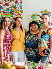 12 PCS Colorful Patterned Cardboard Sombrero Hats, Fiesta Headbands for Mexic…