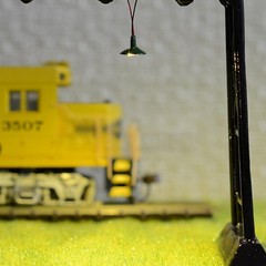 10 X OO / HO Scale Street Light Model Wall Lamp Posts Led Ceiling Lamps New