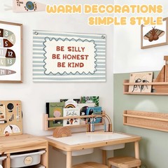 Blue Room Decor, Boy Nursery Decor Boho Classroom Wall Hanging Canvas Banner,…