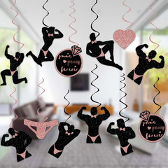 Bachelorette Party Decorations 24Pcs Hanging Swirls Decorations Bachelor Party S