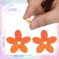 Flower Shape Confetti Ornaments 0.39 Inch Colorful Table Decor Wedding 60G