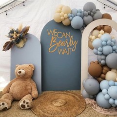 Felt We Can Bearly Wait Baby Shower Sign, Teddy Bear Baby Shower Decoration B…
