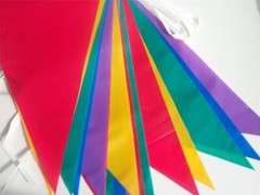 40m Multicoloured Bunting Banner 80 Flags for Outdoor Party Garden Decorations