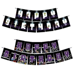 UNDERTALE party supplies banner balloon decorations birthday CUPCAKe topper