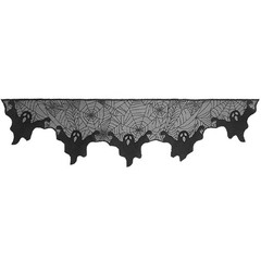 Spooky Tablecloth Halloween Party Table Decoration Mantel Scarf Cover Cobweb