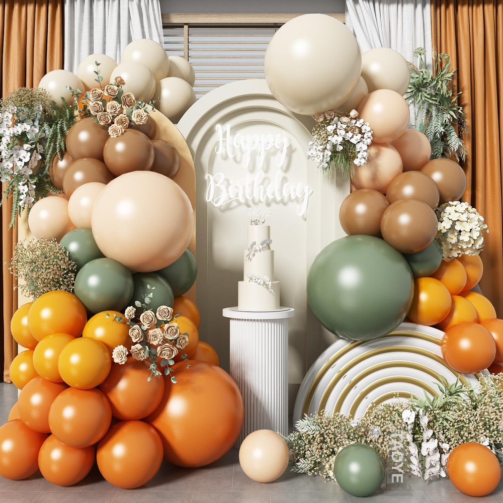 TAOYE Sage Green Balloon Garland