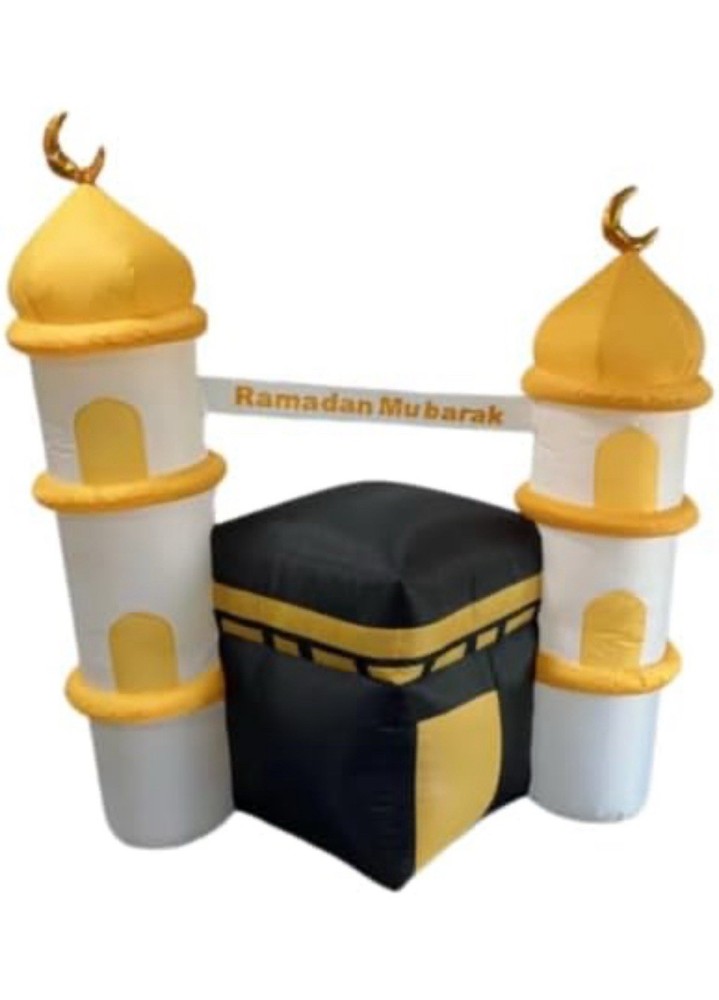 Inflatable Islamic 6FT Ramadan Kareem/Eid Mubarak Kaaba Mosque. Ramadan Blow up