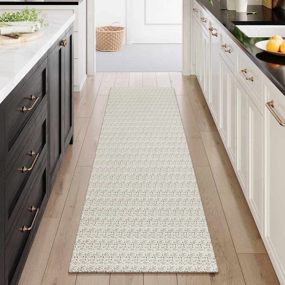 Collive Hallway Runner Rug 2×6 Kitchen 2’x6′(Rectangular), Natural