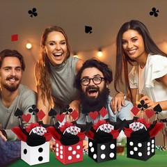 8 Sets Casino Party Decorations Themed Table Centerpieces Casino Table Party …