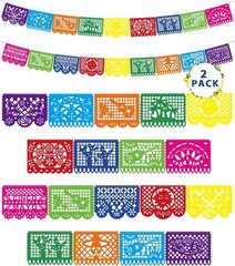 36 FT Cinco De Mayo Decorations, 2 Pack Mexican Party Banner, Plastic Fiesta …