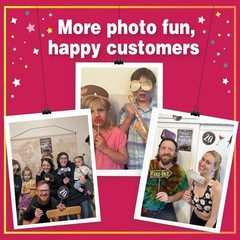 Roaring 20s Photo Booth Props – 41-pc Photo Booth Kit with 8 x 10-Inch Sign, …