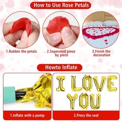 Valentines Balloons,Valentines Day Decorations,Happy Anniversary Balloons,I Love