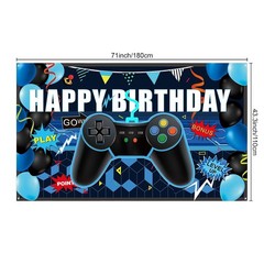 Video Game Party Decorations 34 Pc Gamer Birthday Supplies Skylety Video Game