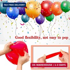 68PCS Red Black White Balloons Graduation Birthday Party Decor