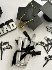 Graduation Party / Cake Decorations Supplies Bundle Table Cake Decor