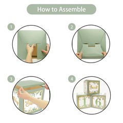 Sweet 16 Party Decorations Boxes – 3Pcs Sage Green and Gold 16th Decorations …