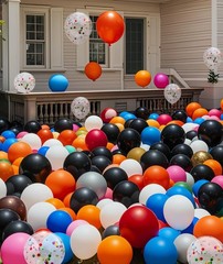 2000 Pcs Balloons Bulk 12 inch Assorted Colors Rainbow Latex Balloon 12 Color…