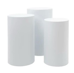 Round Dessert Table Cover Cylinder Pedestal Cover Party Decoration Prop Party