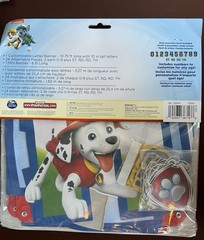 Paw Patrol New Customizable Happy Birthday Banner & Hanging Decoration