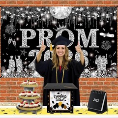 Graduation Decorations Class of 2026, Extra Large Fabric Congrats Grad