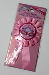 *NEW* 5 Piece SET – PINK PRINCESS HAPPY BIRTHDAY PARTY – FAST SHIPPING