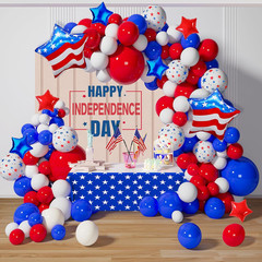 Red White and Blue Balloon Garland Arch Kit – 138 Pcs 4Th of July Balloons Arch