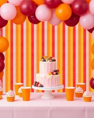 8 Rolls Orange Crepe Paper Streamers Party Decorations 1.77 Inch x 656 Feet