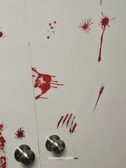 Over 125 Pcs👻 Bloody #Halloween Decal Sticker Clings 🎃 Window/Floor/Wall/Door