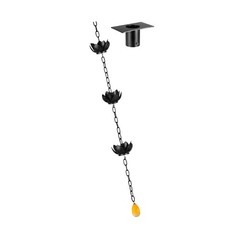 Sophisticated garden Rain Chain For Landscape Improvement And Water stream From