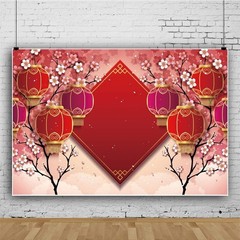 Reusable 7x5ft Waterproof Chinese New Backdrop – Perfect Party Photography