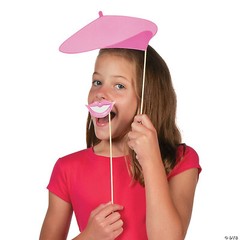 Paris J’adore Photo Booth Stick Props apparel accessories costume 12 Pieces