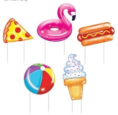 Pool Party Tabletop & Yard Decorations – Summer Bash Party Decor Beach Party