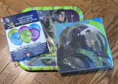 Buzz Light Year Birthday Party Supplies 6 Balloons 8 plates 16 Napkins LightYear