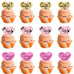 Happy Mother’s Day Cupcake Topper, 30 pcs Mother Day Cake Toppers Acrylic Cak…