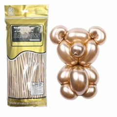 100pcs/pack,1.8g Metallic 260 Long Balloons Colored Twisting Animal Balloons Mod